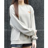 バックサークルレトロプリントトレーナー | &soiree | 詳細画像7