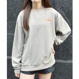 バックサークルレトロプリントトレーナー | &soiree | 詳細画像8