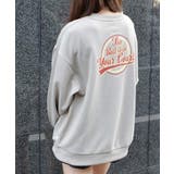 バックサークルレトロプリントトレーナー | &soiree | 詳細画像9