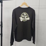 チャコールグレー | バックサークルレトロプリントトレーナー | &soiree