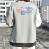 レディバックプリントプルオーバー トレーナー スウェット | &soiree | 詳細画像13