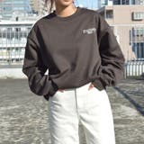 レディバックプリントプルオーバー トレーナー スウェット | &soiree | 詳細画像3