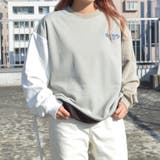 レディバックプリントプルオーバー トレーナー スウェット | &soiree | 詳細画像7
