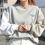 レディバックプリントプルオーバー トレーナー スウェット | &soiree | 詳細画像9