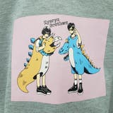 怪獣カップルプリントクロップド裏起毛トップス 韓国ファッション パーカー | &soiree | 詳細画像10