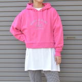 カフェ柄 裏起毛レイヤードパーカー | ＆soiree | 詳細画像12 