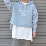 カフェ柄 裏起毛レイヤードパーカー | ＆soiree | 詳細画像7 