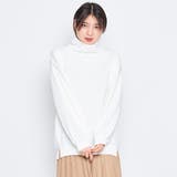 裏起毛オーバーサイズハイネックプルオーバー | &soiree | 詳細画像2