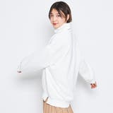裏起毛オーバーサイズハイネックプルオーバー | &soiree | 詳細画像3