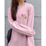ワンポイントフルーツロゴTシャツ | ＆soiree | 詳細画像7 
