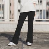 リブパンツ バックレースアップリブニットパンツ セクシー | ＆soiree | 詳細画像3 