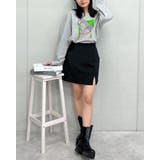 ガールイラストプリント裏毛トレーナー | ＆soiree | 詳細画像13 