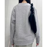 ガールイラストプリント裏毛トレーナー | ＆soiree | 詳細画像16 