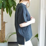 ポケット付き Uネック Tシャツ(無地) | ＆soiree | 詳細画像5 