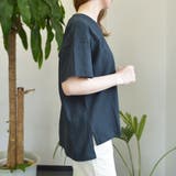 ポケット付き Vネック Tシャツ | ＆soiree | 詳細画像5 
