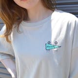 イラストバックプリント半袖Tシャツ(レトロイラスト) | &soiree | 詳細画像7