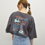 イラストバックプリント半袖Tシャツ(レトロイラスト) | &soiree | 詳細画像9