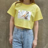 ショート丈Tシャツ(ガールフォト) プリントTシャツ 半袖 | &soiree | 詳細画像10