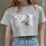 ショート丈Tシャツ(ガールフォト) プリントTシャツ 半袖 | &soiree | 詳細画像14