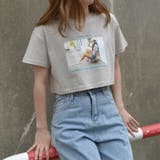 ショート丈Tシャツ(ガールフォト) プリントTシャツ 半袖 | &soiree | 詳細画像15