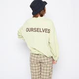 OURSELVESプリントビッグスウェットトレーナー 春 オーバーサイズ | &soiree | 詳細画像5