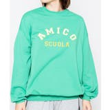 AMICOプリントビッグスウェットトレーナー 春 オーバーサイズ | ＆soiree | 詳細画像13 