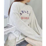 AMICOプリントビッグスウェットトレーナー 春 オーバーサイズ | ＆soiree | 詳細画像5 