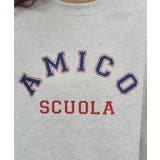 AMICOプリントビッグスウェットトレーナー 春 オーバーサイズ | ＆soiree | 詳細画像19 