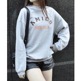 AMICOプリントビッグスウェットトレーナー 春 オーバーサイズ | ＆soiree | 詳細画像6 