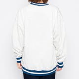 サテン刺繍ビッグスウェットトレーナー 春 オーバーサイズ | ＆soiree | 詳細画像10 