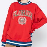 サテン刺繍ビッグスウェットトレーナー 春 オーバーサイズ | ＆soiree | 詳細画像12 