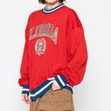 サテン刺繍ビッグスウェットトレーナー 春 オーバーサイズ | ＆soiree | 詳細画像13 