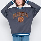 サテン刺繍ビッグスウェットトレーナー 春 オーバーサイズ | ＆soiree | 詳細画像16 