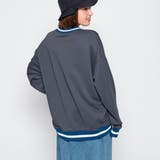 サテン刺繍ビッグスウェットトレーナー 春 オーバーサイズ | ＆soiree | 詳細画像18 