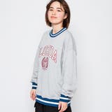 サテン刺繍ビッグスウェットトレーナー 春 オーバーサイズ | ＆soiree | 詳細画像22 