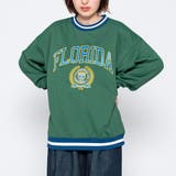 サテン刺繍ビッグスウェットトレーナー 春 オーバーサイズ | ＆soiree | 詳細画像3 