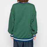 サテン刺繍ビッグスウェットトレーナー 春 オーバーサイズ | ＆soiree | 詳細画像6 