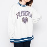 サテン刺繍ビッグスウェットトレーナー 春 オーバーサイズ | ＆soiree | 詳細画像7 