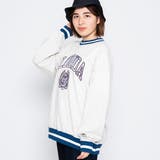 サテン刺繍ビッグスウェットトレーナー 春 オーバーサイズ | ＆soiree | 詳細画像8 