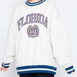 サテン刺繍ビッグスウェットトレーナー 春 オーバーサイズ | ＆soiree | 詳細画像9 