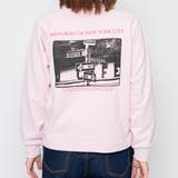 ベビーピンク | バックプリントラグランスウェット | ＆soiree