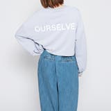 ラバープリントショートスウェット | ＆soiree | 詳細画像4 