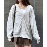 スウェットカーデ | ＆soiree | 詳細画像3 