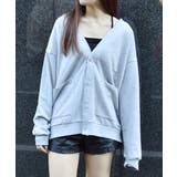 杢グレー | スウェットカーデ | ＆soiree