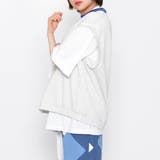 【2点セット】裏毛ベスト＋Ｔシャツ | ＆soiree | 詳細画像3 