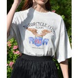 イーグルプリントピグメントTシャツ | ＆soiree | 詳細画像4 