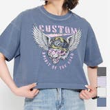 CUSTOMプリント ショート丈ピグメントTシャツ | &soiree | 詳細画像1