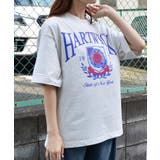 HARTWICKカレッジロゴ ピグメントTシャツ | ＆soiree | 詳細画像3 