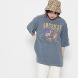 AMERICANプリント ピグメントＴシャツ | ＆soiree | 詳細画像2 