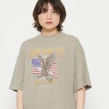 AMERICANプリント ピグメントＴシャツ | ＆soiree | 詳細画像7 